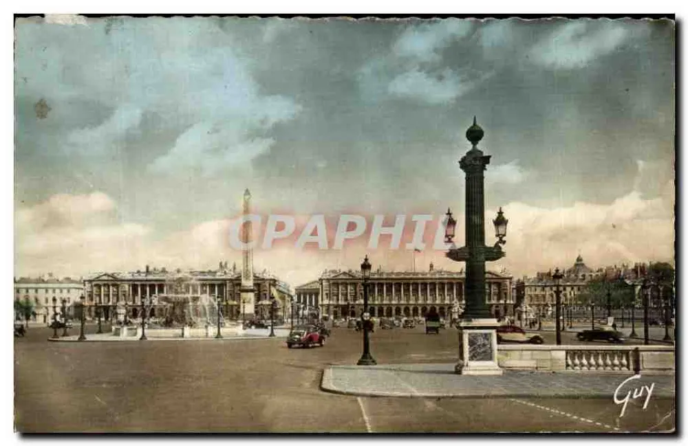 Place de la Concorde — Paris — Verlag Guy, Nr. 437 - Vorderseite