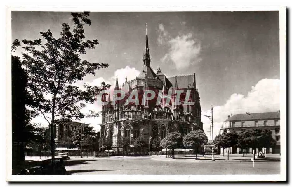 Abside da Catedral — Reims — Edições de Arte - Frente