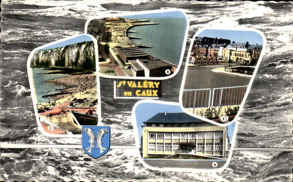 Saint-Valéry-en-Caux — Panoramablick — Hachette - Vorderseite