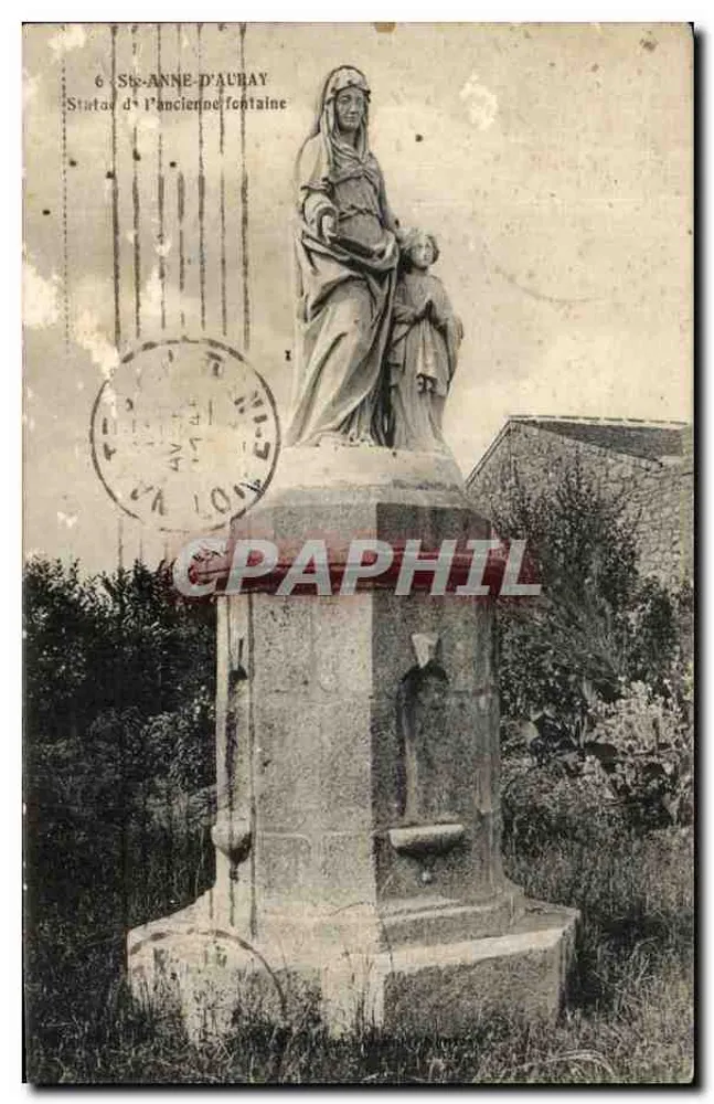 Sainte-Anne-d'Auray — Statue de l'ancienne fontaine — éditeur non visible - Vorderseite