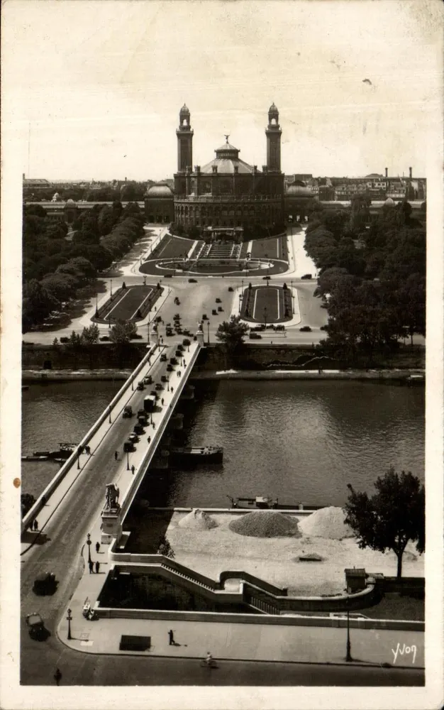 Paris — Der Pont d'Iéna und das Palais du Trocadéro — Éditions d'Art Yvon, n°109 - Vorderseite