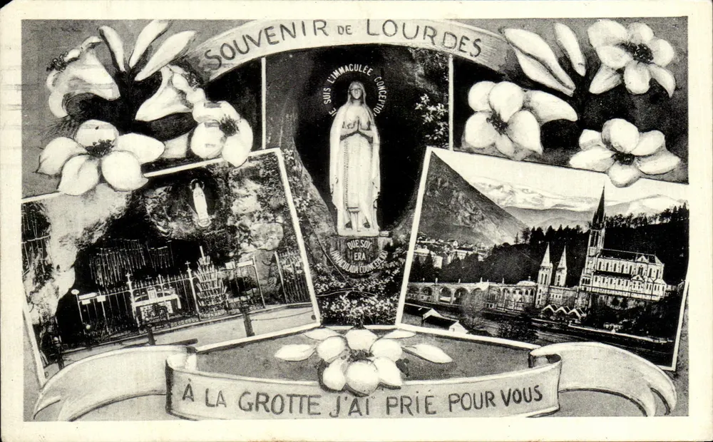 Lourdes — Erinnerung an Lourdes — C'DES ARTS PHOTOMECANIQUE - Vorderseite