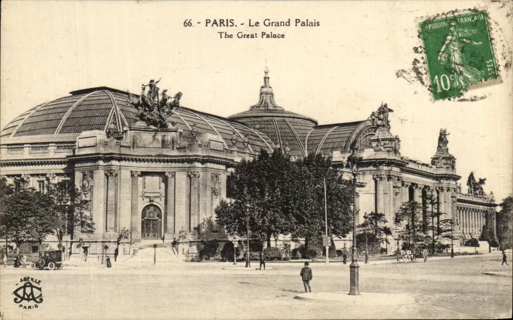 Parijs - Het Grand Palais — uitgever ABERLE, n° 66 - Voorkant