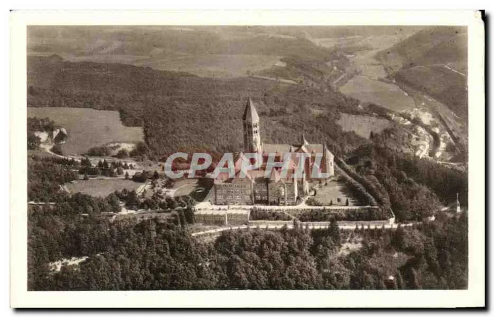 Abtei Clervaux — Luftbild — Edition Abtei St-Maurice - Vorderseite
