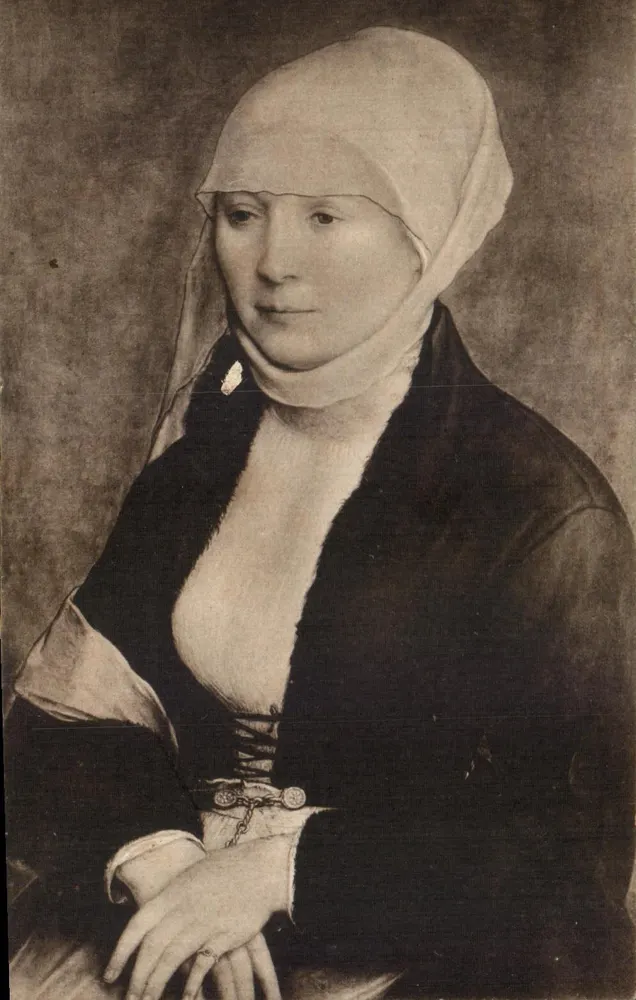 Porträt einer jungen Frau — Hans Holbein — Verlag Algemeene Postvereeniging 's Gravenhage, Nr. 1216 - Vorderseite
