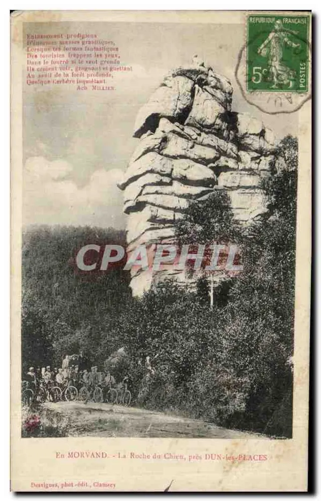 La Roche du Chien, près DUN-les-PLACES — Verlag Dusilgoes, fotografisch-verlegt, Clamecy - Vorderseite