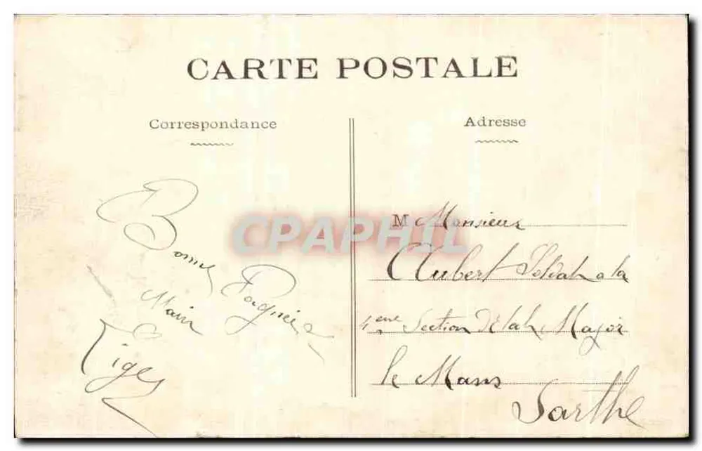 Die Mancelles-Alpen - St-Léonard-des-Bois (Sarthe) — Hügel von Haut Fourché — Verlag Dolbeau, Le Mans, Nr. 91 - Rückseite
