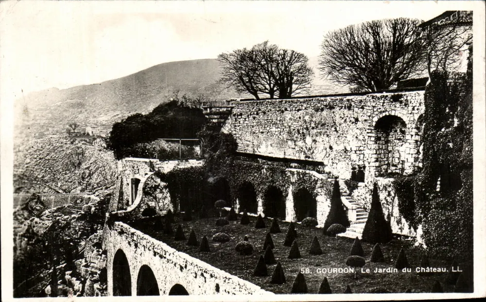 Gourdon — O Jardim do Castelo — LL, n°58 - Frente
