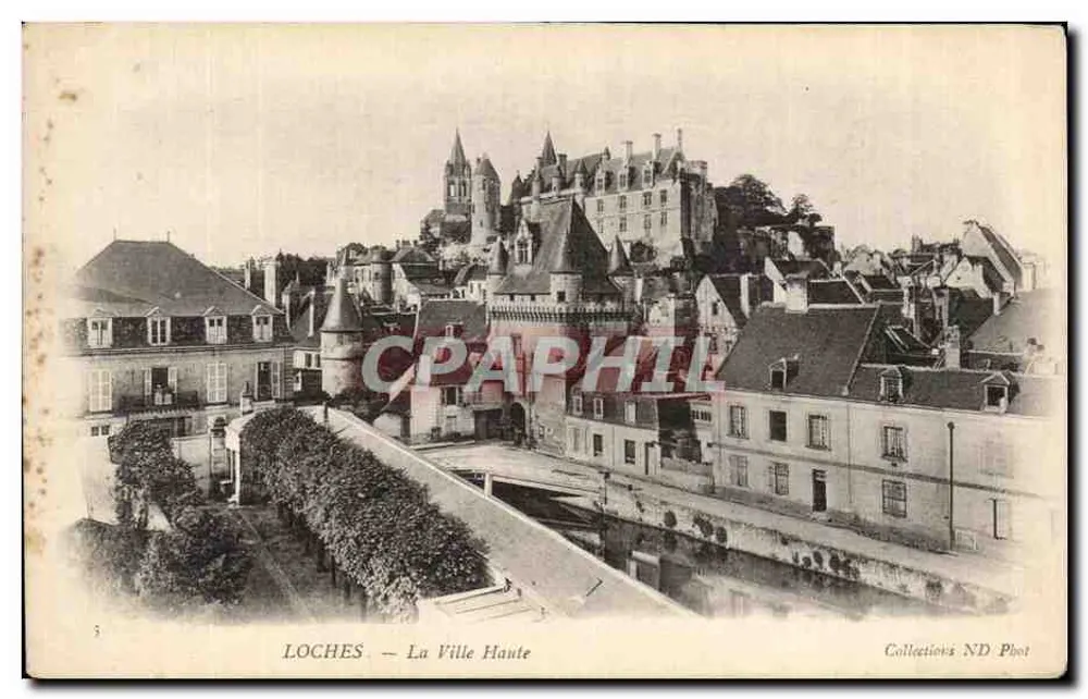 Loches — A Cidade Alta — Collections ND Phot - Frente