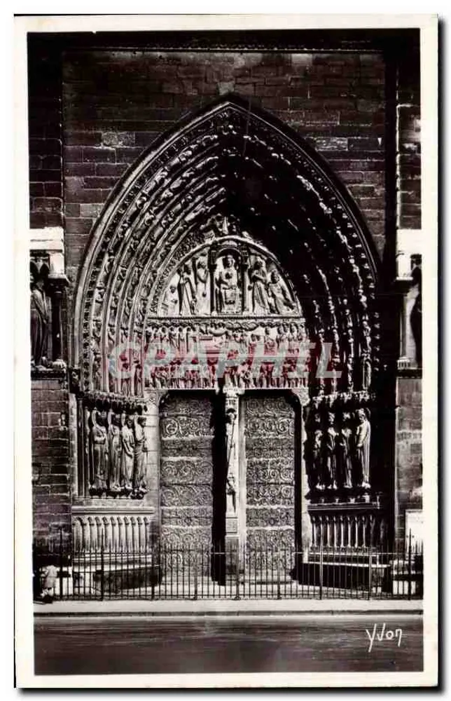 Notre-Dame de Paris — Porte Sainte-Anne — Éditions D'Art Yvon, Paris - Vorderseite