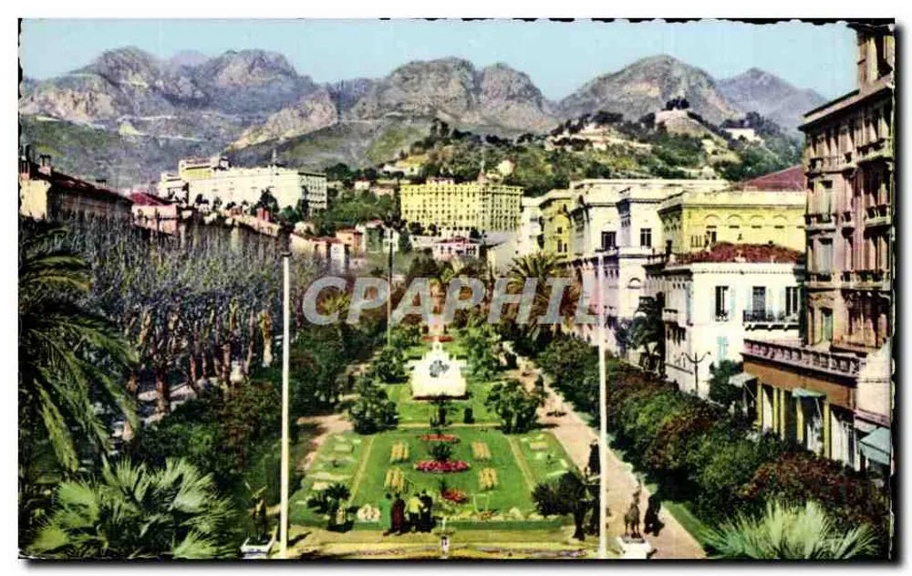 Menton — Gärten während des Zitronenfestes — ADIA-Edition - Vorderseite