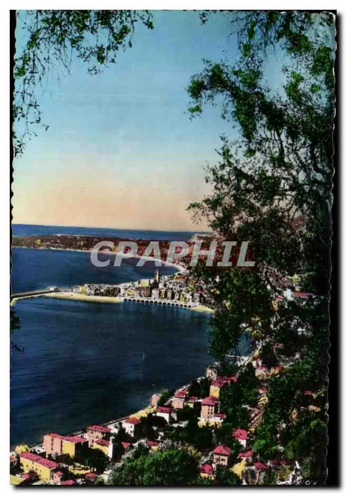 Vista geral e o Cap Martin — Menton — Éditions MONTLUET, n°156 - Frente