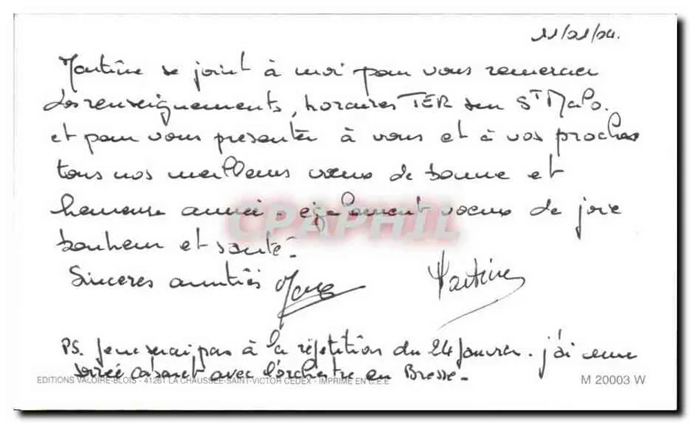 Dijon — Estátua e casa com colmios — Edições Valoîre-Blois - Verso