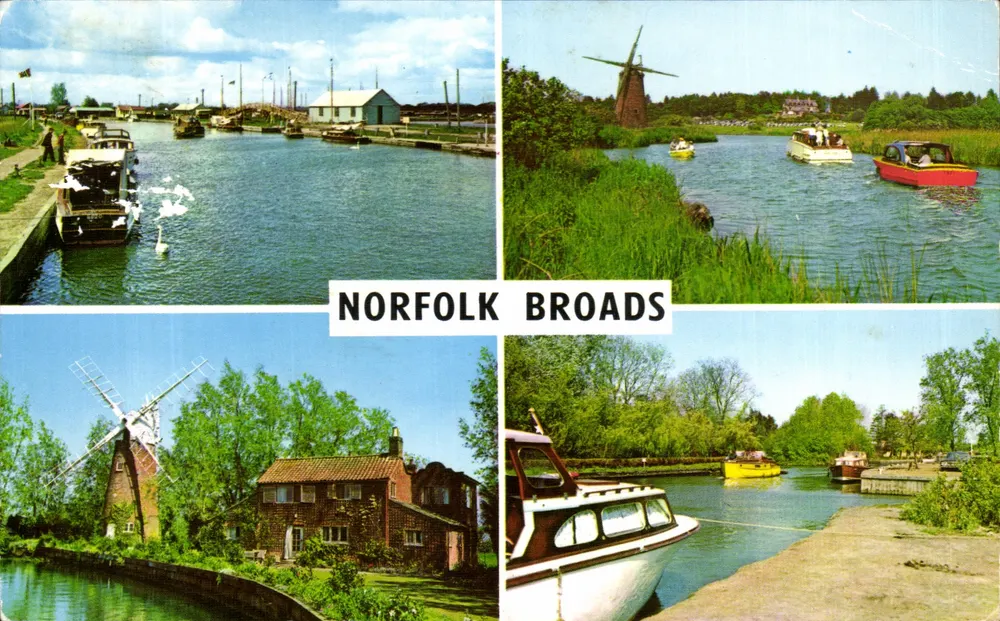 Norfolk Broads — Panoramablick — Verlag nicht sichtbar - Vorderseite