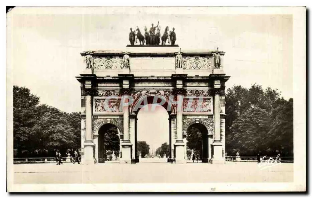 Arco do Triunfo do Carrousel — Paris — Éditions de Luxe - Frente