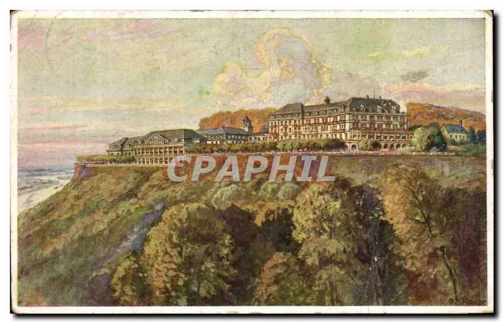 Kurhotel Petersberg bei Königswinter am Rhein — Panoramablick — Wilh. Füll. G. m. b. H. Verlag, Barmen - Vorderseite