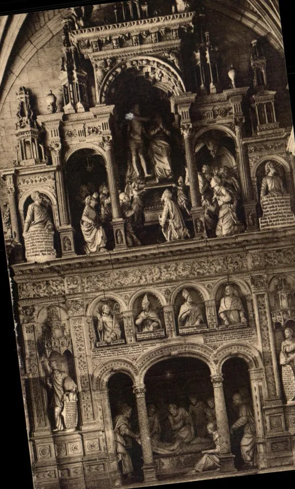 Die Heiligen von Solesmes — Die Beisetzung und Aufnahme der Jungfrau, 1553 — Malicot, Sable - Vorderseite