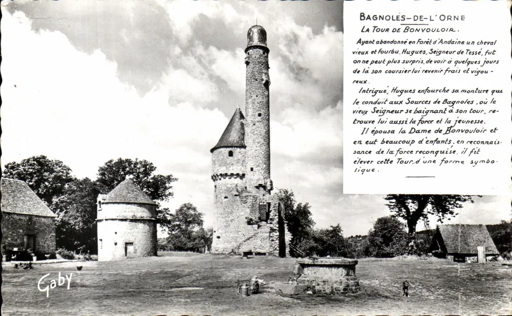 Bagnolès-de-l'Orne — Die Turm von Bonvouloir — Gaby - Vorderseite