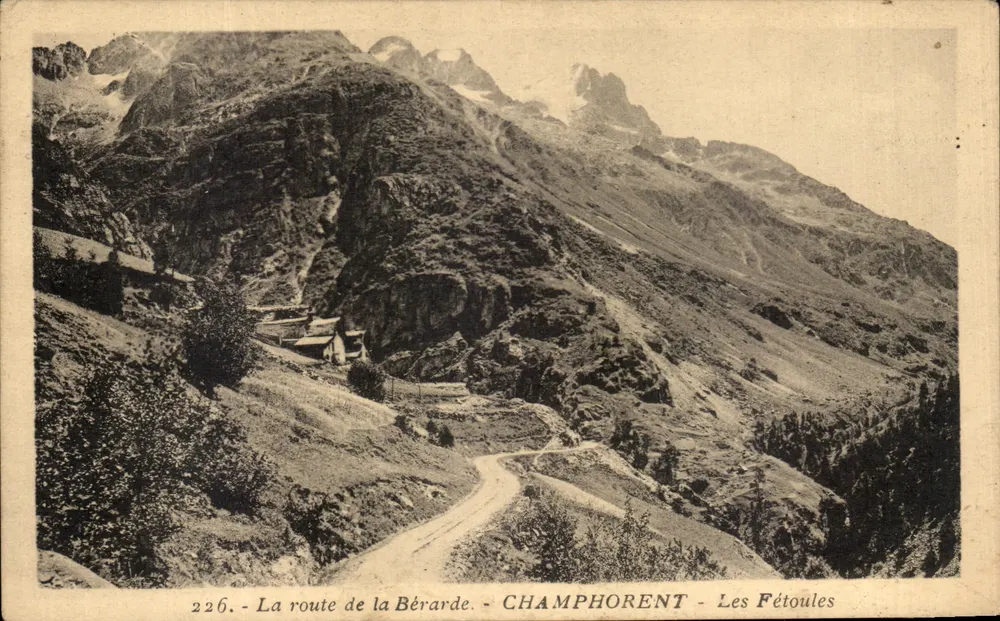 A estrada da Bérarde - CHAMPHORENT - Les Fétoules - Frente