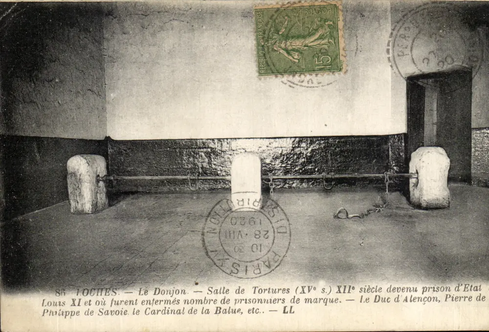 Loches — Der Bergfried — Folterkammer (15. Jh.) — Verlag LL - Vorderseite