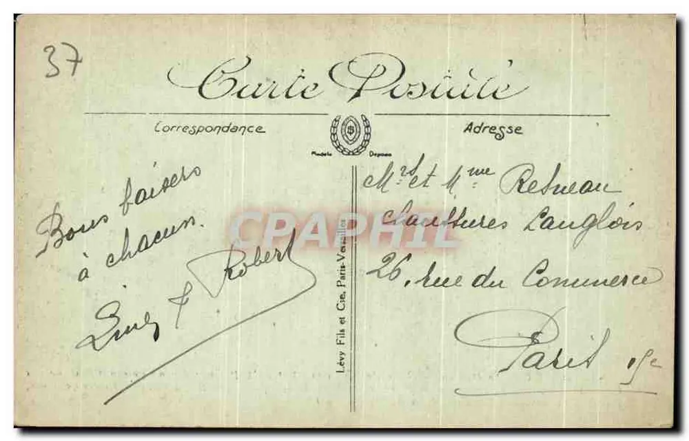 Loches — Der Bergfried — Folterkammer (15. Jh.) — Verlag LL - Rückseite