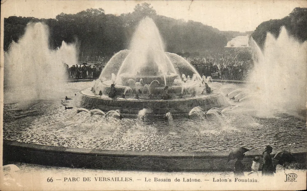Parc de Versailles — Le Bassin de Latone — éditeur JND Phot. - Vorderseite