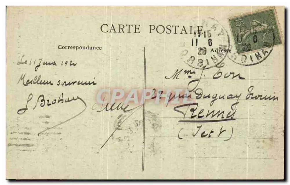 Sainte-Anne-d'Auray - Bazylika — Zbiór E. Liôt, Vannes - Rewers