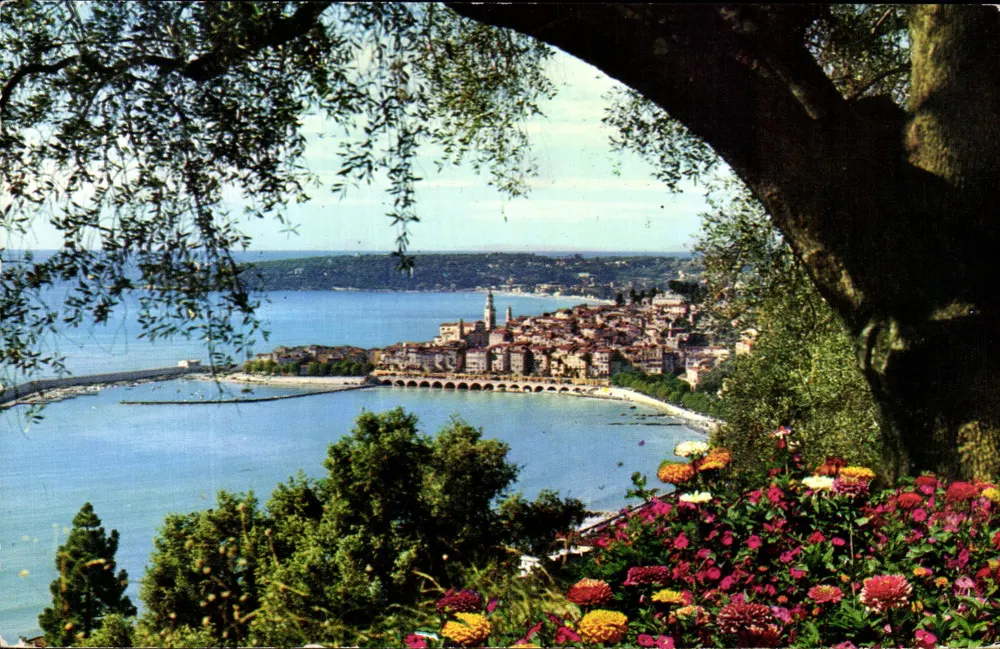 Menton — uitzicht vanaf de olivenbomen — Edities GILLETIA, n°907 - Voorkant