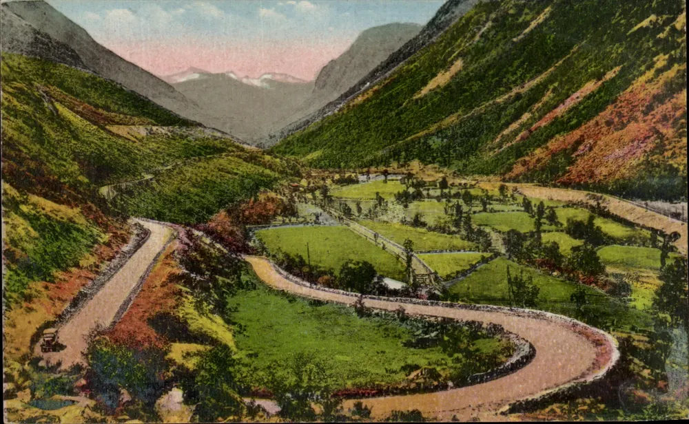Route des Puymorens-Passes — Der große Haarnadel — Éditions Océan, Toulouse - Vorderseite
