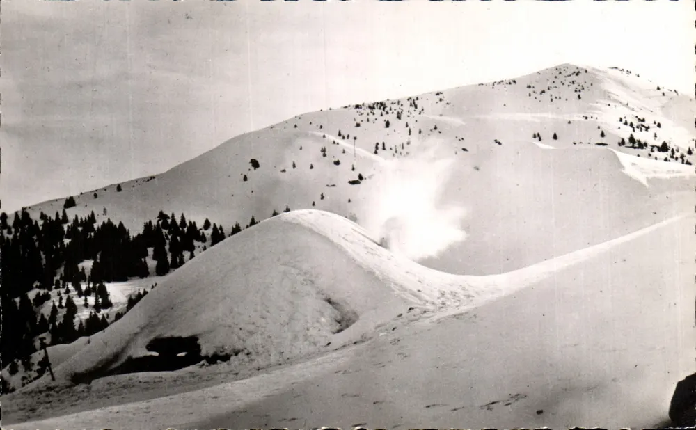 Das Chalet des Grand Collet (Höhe 1.621 m.) — Winter in Allevard (Isère) — Ausgabe von « La Maison Alpine » - Vorderseite