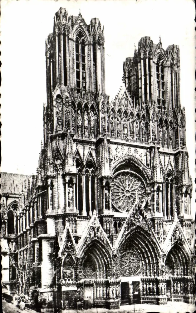Reims — La Cathédrale (XIIIe siècle) — éditeur Jacques Fréville, Reims - Vorderseite