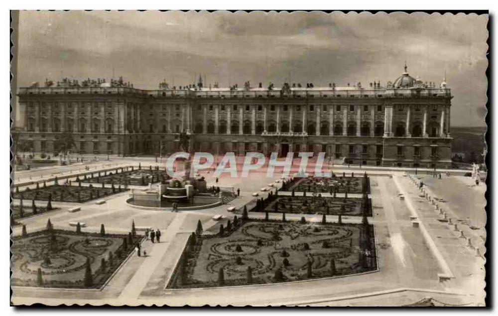 Plaza de Oriente e Palácio Nacional — Madrid — Foto García Garrabella, N.E.R.Y.P. - Frente