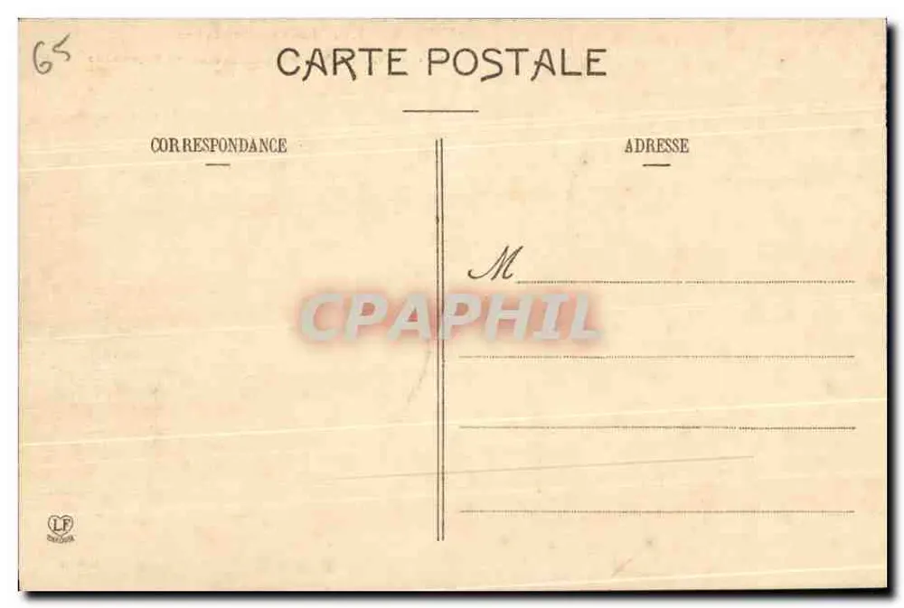 Lourdes - Segnung des Heiligen Sakraments — Fototypie Labouchère, Toulouse, n°294 - Rückseite