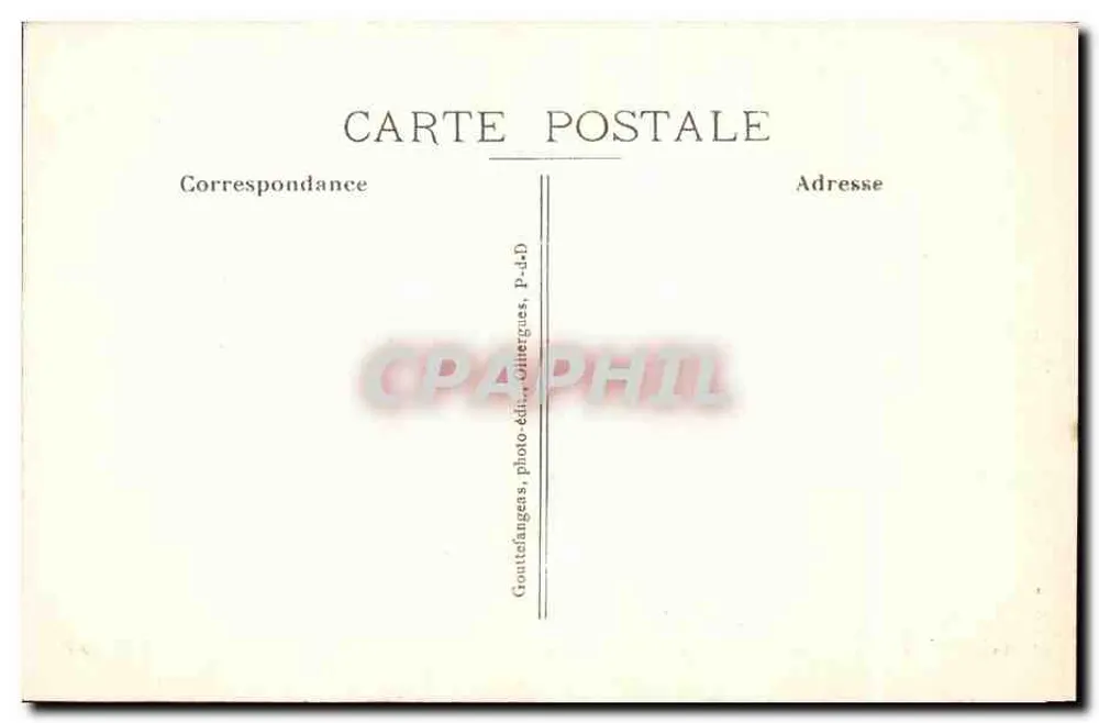 Clermont-Ferrand — A Catedral — G. d'O. - 1098 - Verso