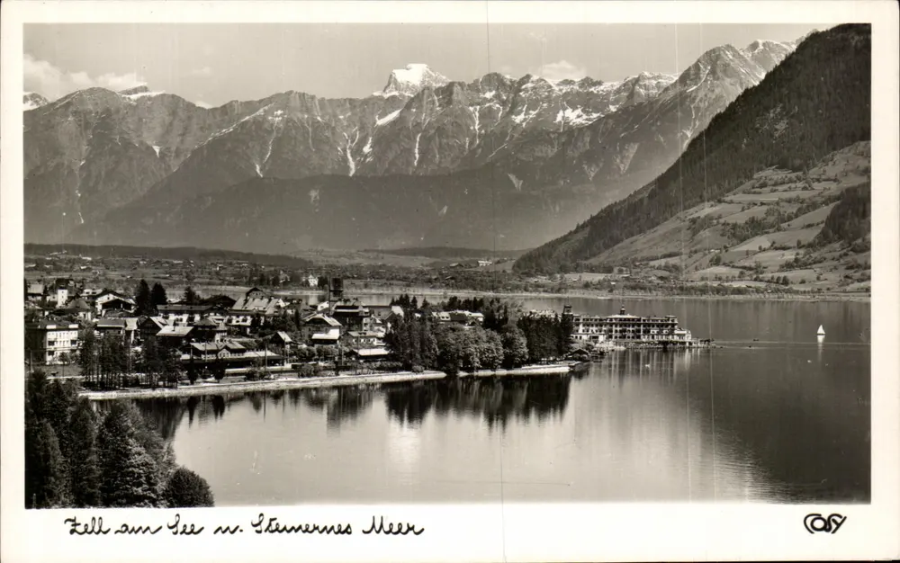 Zell am See — See und schneebedeckte Berge — Cosy Verlag, Nr. 8961 - Vorderseite