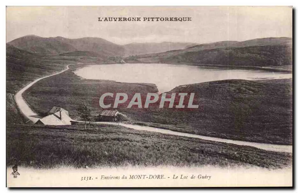 Umgebung des MONT-DORE — See Guétry — Die malerische Auvergne - Vorderseite