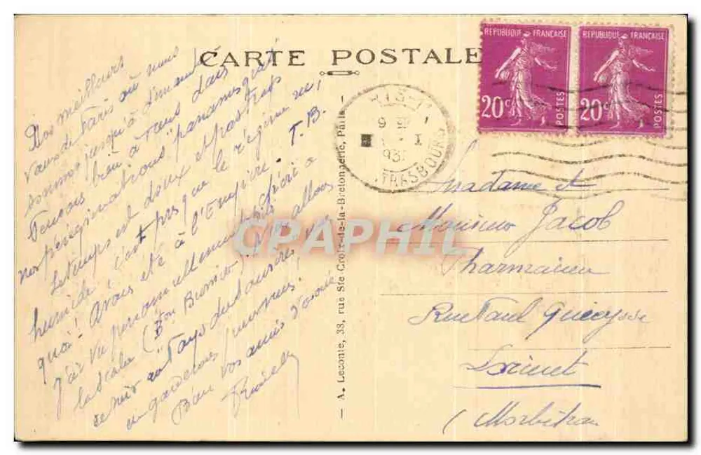 PARIS — Bois de Boulogne — O Lago — The Lake — 125 — Editor Puy - Verso