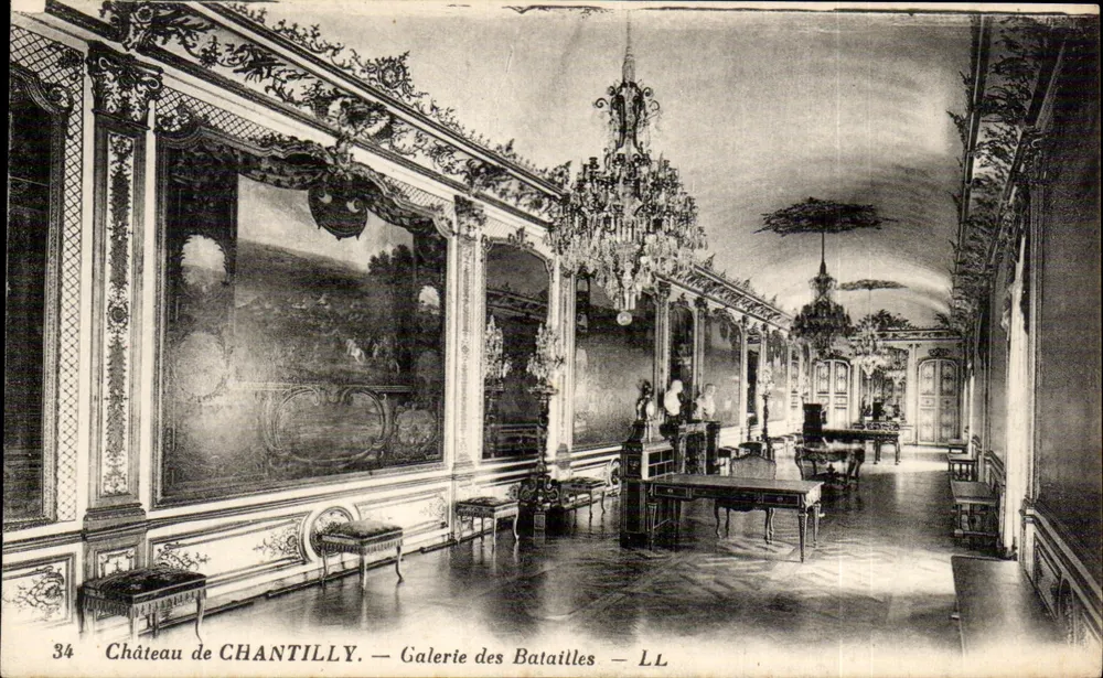 Château de CHANTILLY — Galerie der Schlachten — LL - Vorderseite