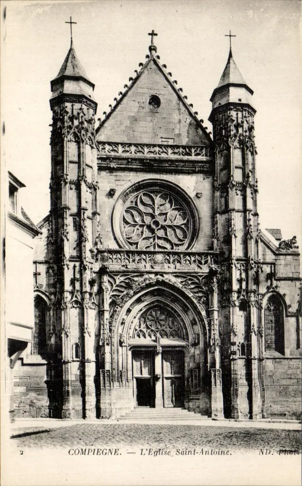 Compiègne — A Igreja de São Antônio — ND. Phot. - Frente