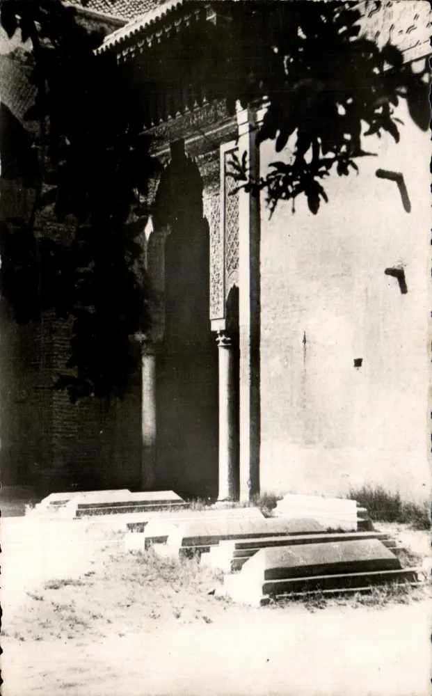 Tumbas Saadias — Marrakech — Edição J. Rond-petit, Casablanca - Frente