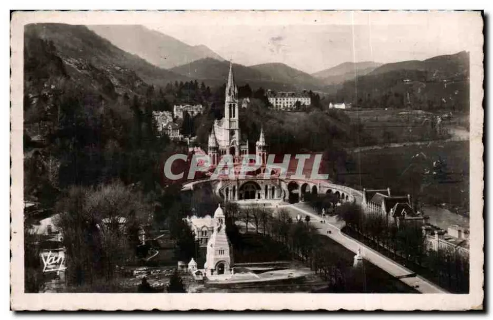 Lourdes — Ansicht des Schloss-Forts — Authentische Ausgabe - Vorderseite