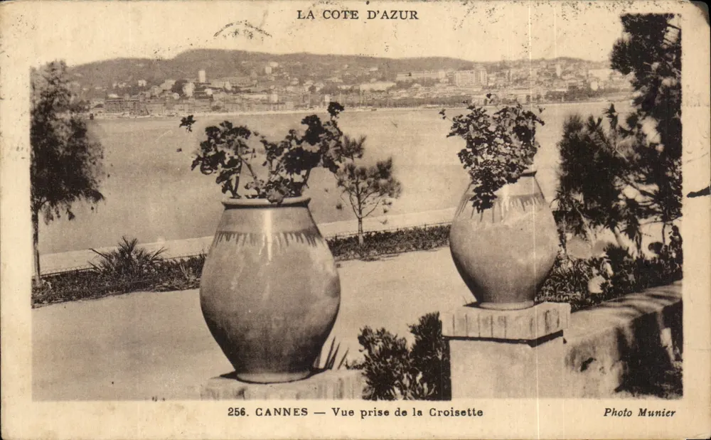 Cannes — Vista scattata dalla Croisette — Foto Munier, n°256 - Recto