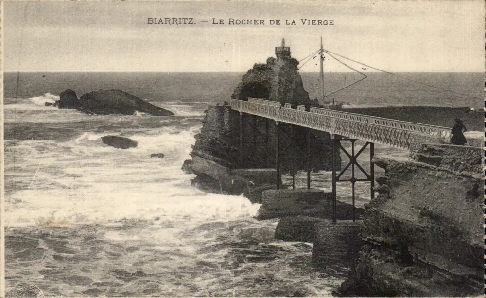 Biarritz — Il Rocher della Vergine — Editore : Biarritz - Recto
