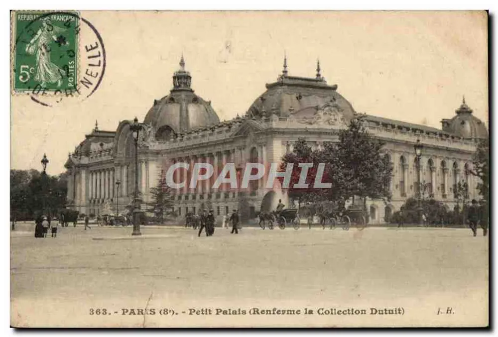 Pequeno Palácio (Contém a Coleção Dutuit) — Paris (8e) — J.H. editor - Frente