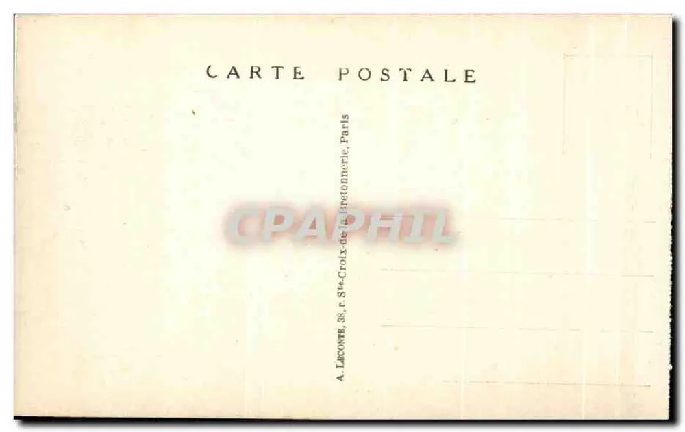 PARIS — Tombeau de Napoléon — éditeur A. L. - Verso