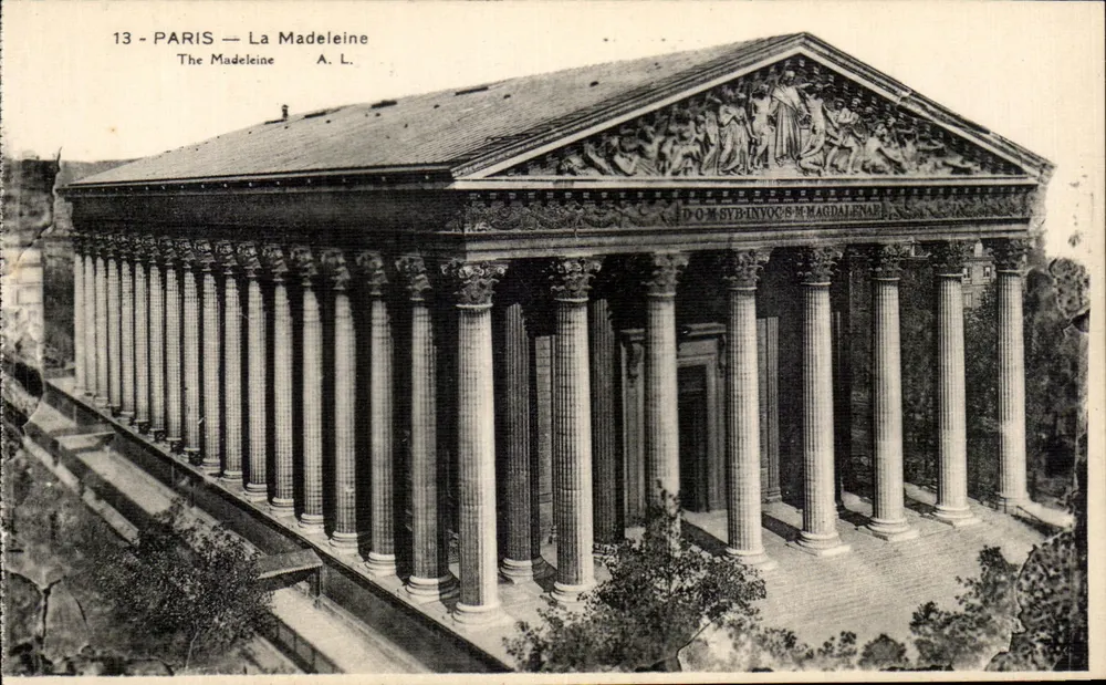 Paris — A Madeleine — A. L. - Frente