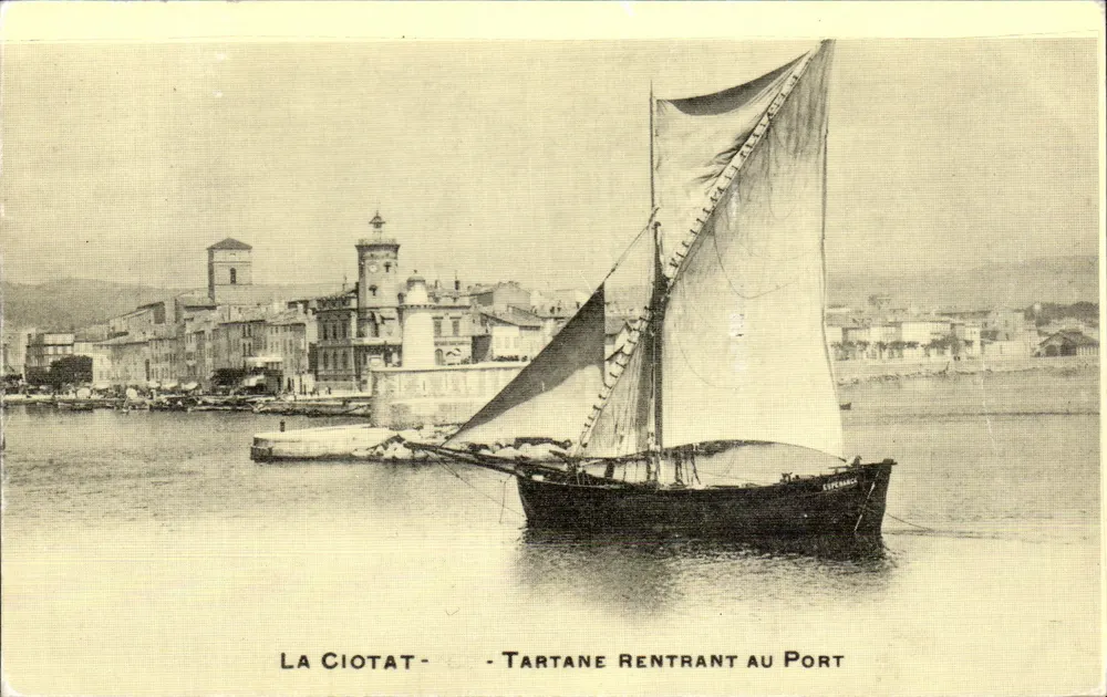 La Ciotat - Tartane, die zum Hafen zurückkehrt - Vorderseite