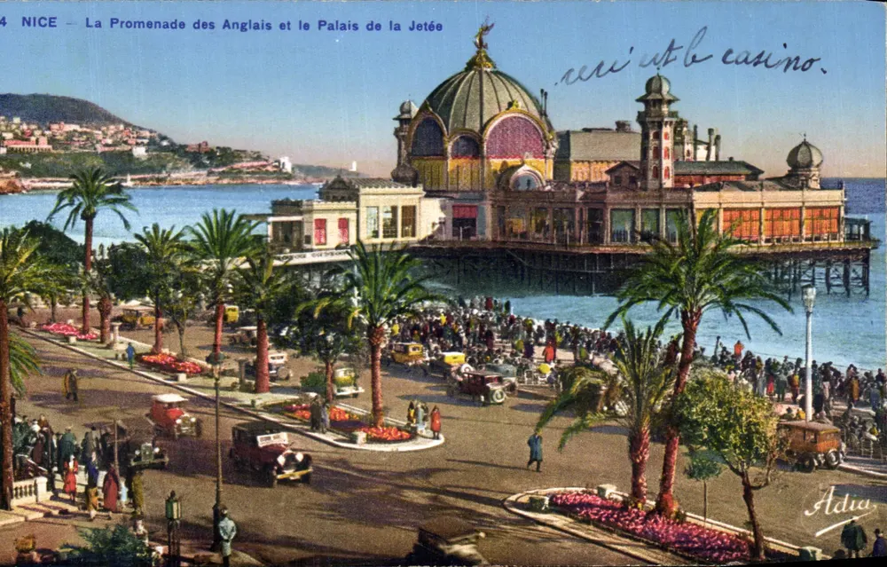 NICE — Die Promenade des Anglais und das Palais de la Jetée — Adia - Vorderseite
