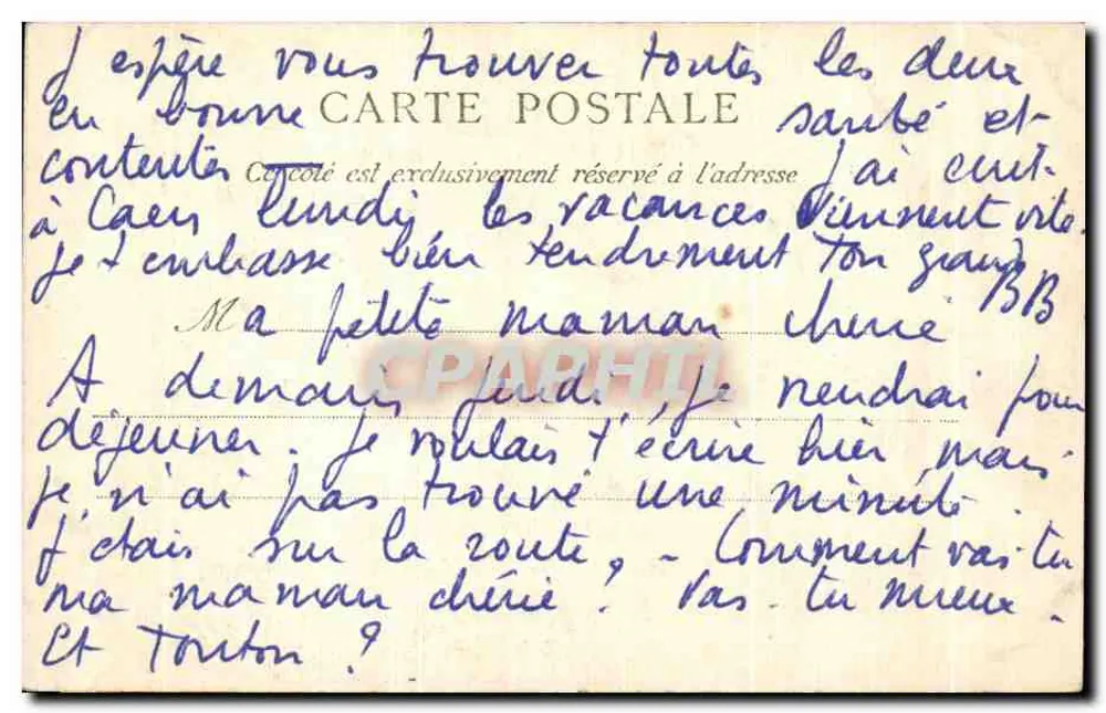 Lisieux — Manoir de la Salamandre — A Normandia - Verso