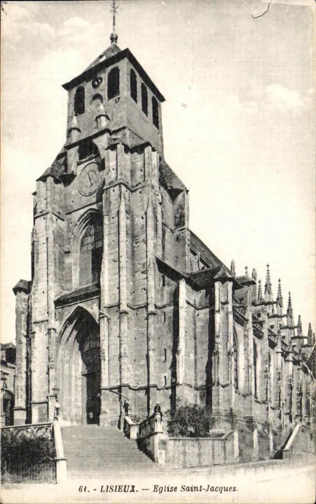 Lisieux — Igreja de São Jacó — G. Artaud, editor, n°64 - Frente